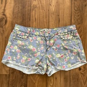lEI floral shorts size 9